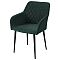 Стул BRANDY-X ЗЕЛЕНЫЙ #19, велюр / черный каркас