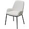 Стул BRIO CATO-01 Белый, фактурная ткань / черный каркас