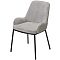 Стул BRIO CATO-16 Светло-серый, фактурная ткань / черный каркас