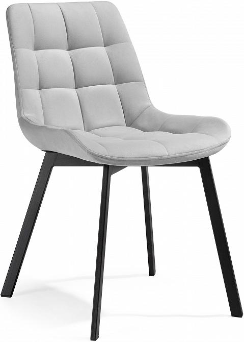 Стул Челси черный/светло-серый кресло liyasi оливия светло серое 72x67x66 см
