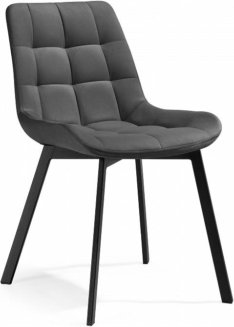 Стул Челси черный/темно-серый плетеный стул из роупа диего темно серый