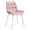 Стул Челси розовый/белый