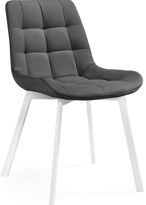 Стул Челси темно-серый/белый стул обеденный металлический b915 – темно серый