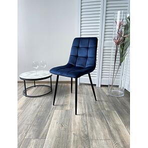 Стул CHILLI BLUVEL-86 NAVY BLUE, велюр 