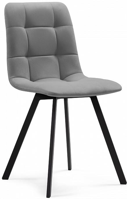 Стул Чилли светло-серый/чёрный плетеный стул из роупа лион светло серый
