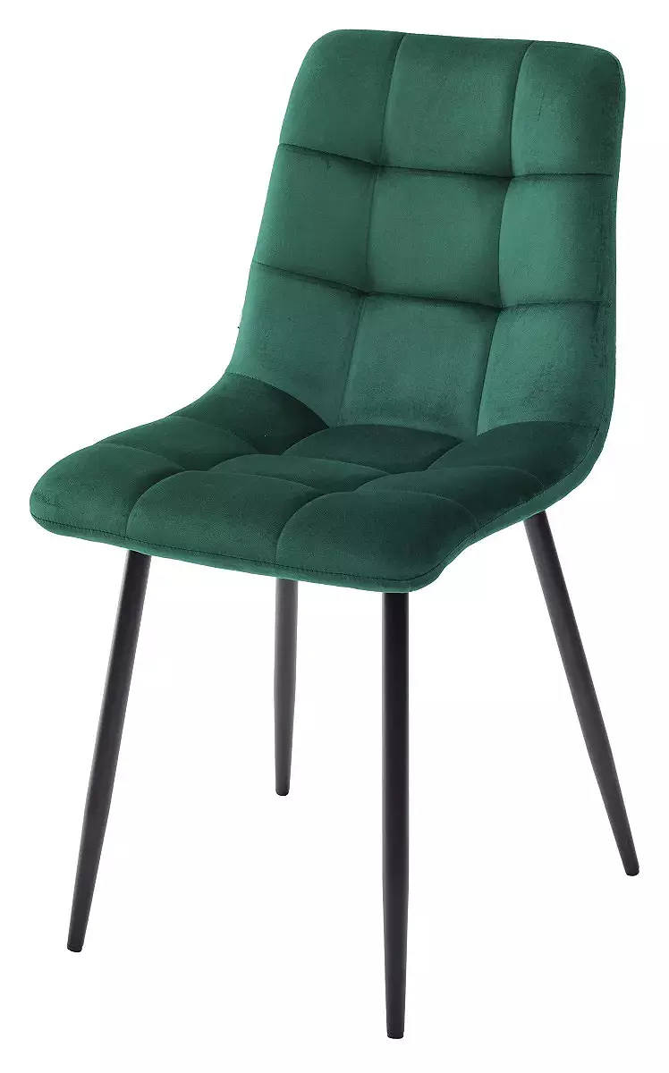Стул CHILLI G062-18 зелёный, велюр / чёрный каркас стул paint b28 темно серый велюр чёрный каркас