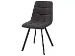 Стул CHILLI SQUARE RU-08 антрацит, PU / чёрный каркас