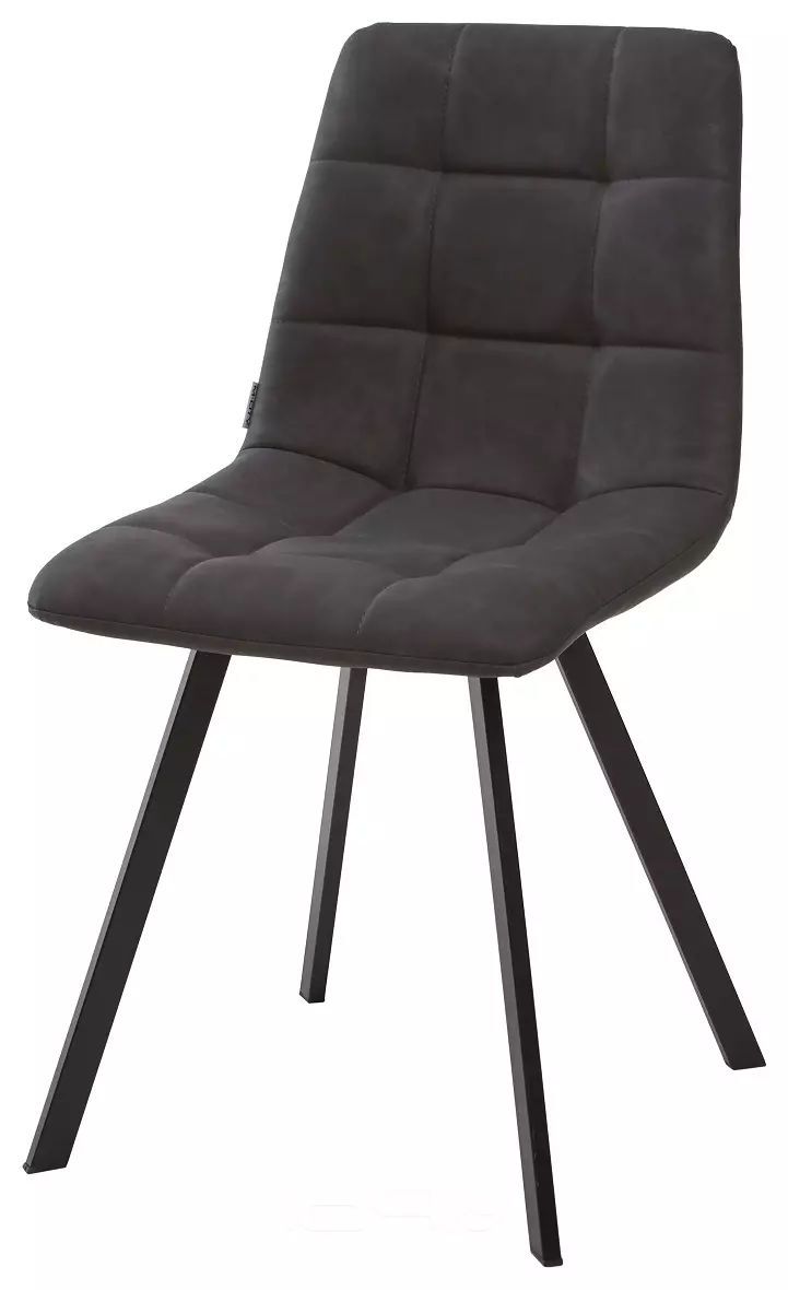 Стул CHILLI SQUARE RU-08 антрацит, PU / чёрный каркас