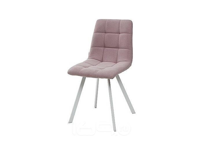 Стул CHILLI SQUARE UF860-04B сиреневый, ткань/ белый каркас 