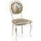 Стул деревянный  Adriano 2 молочный / патина