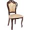 Стул деревянный  Bronte вишня с патиной /  бежевый