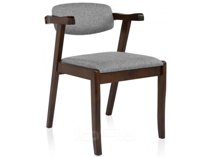 Стул деревянный  Fit cappuccino / grey