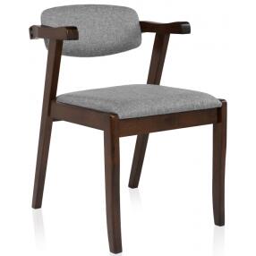 Стул деревянный  Fit cappuccino / grey