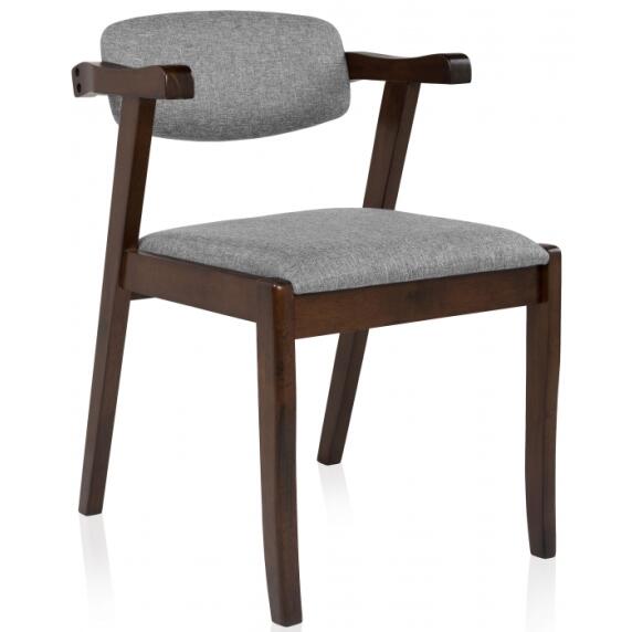 Стул деревянный  Fit cappuccino / grey