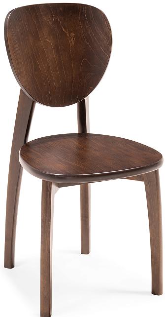 стул деревянный goodwin темно коричневый Стул деревянный Окава венге коричневый