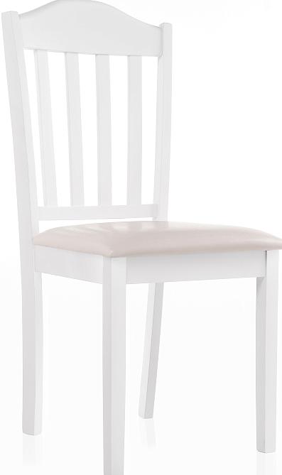 стул деревянный lira butter white Стул деревянный  Midea white