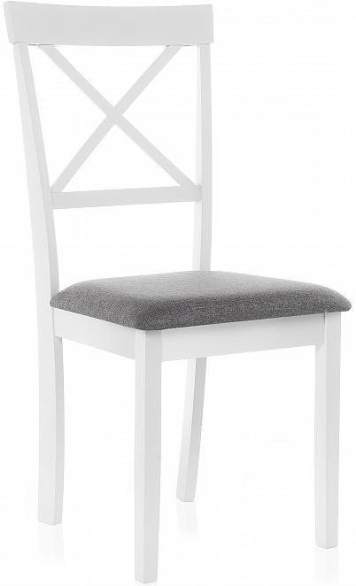 Стул деревянный  Стул Shem white / light grey стул lt c17455 dark grey g521 fabric fb62 paris