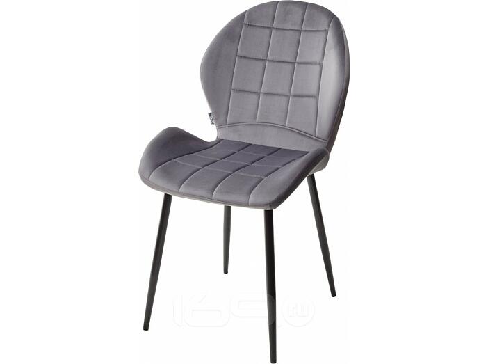 Стул FLOWER BLUVEL-14 GREY, велюр 