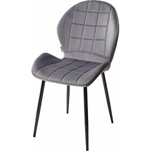 Стул FLOWER BLUVEL-14 GREY, велюр 