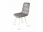 Стул Фред белый матовый (Краш 12 тауп)