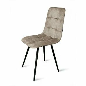 Стул Фред белый матовый (Velutto 07 бежевый)