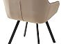 Стул GALE 360 град. поворот. BLUVEL-40 BEIGE, велюр/чёрный каркас