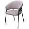 Стул ГЕММА RAIN 10 lavanda, велюр / черный каркас Стул ГЕММА RAIN 10 lavanda, велюр / черный каркас