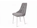 Стул Граф белый матовый (Краш 12 тауп)