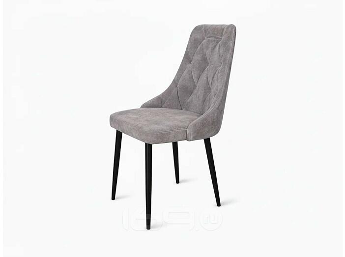 Стул Граф черный матовый (Краш 12 тауп)