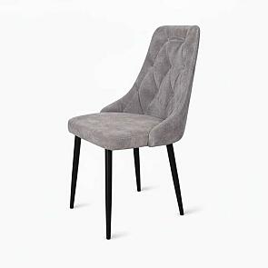 Стул Граф черный матовый (Краш 12 тауп)