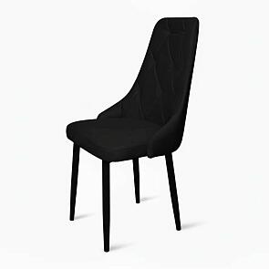 Стул Граф черный матовый (Velutto 34 черный)