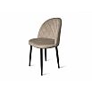 Стул Грейс черный матовый (Velutto 07 бежевый)