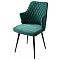 Стул HERMAN 360 град. поворот. ЗЕЛЕНЫЙ #19, велюр / черный каркас