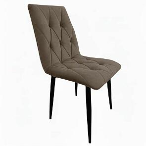 Стул Хилтон черный матовый (Velutto 24 шоколад)