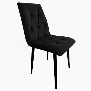 Стул Хилтон черный матовый (Velutto 34 черный)