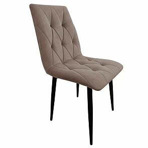 Стул Хилтон черный матовый (Velutto 36 какао)