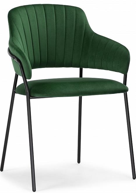 Стул  Инклес темно-зеленый / черный глянец стул обеденный металлический b915 – темно серый
