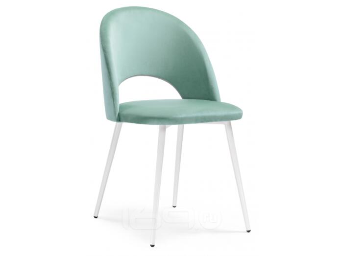 Стул  Ирре confetti aquamarine / белый глянец