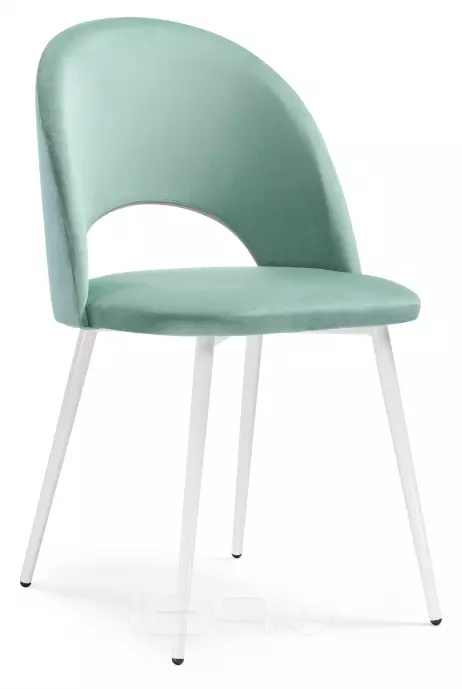 Стул  Ирре confetti aquamarine / белый глянец