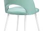 Стул Ирре confetti aquamarine / белый глянец
