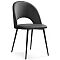Стул  Ирре графитовый / черный глянец