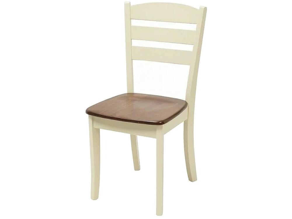 

Стул JIN D-214E(W) CREAM+OAK, Кремовый