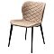 Стул КЛОД, цвет Kiprus-03 Латте, искусственная замша/чёрный каркас