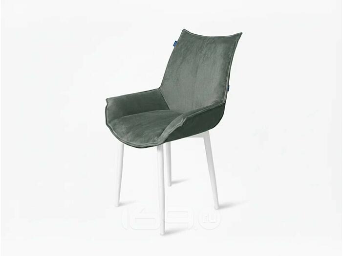 Стул Лофт белый матовый (Краш 22 виридиан)