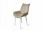 Стул Лофт белый матовый (Velutto 07 бежевый)