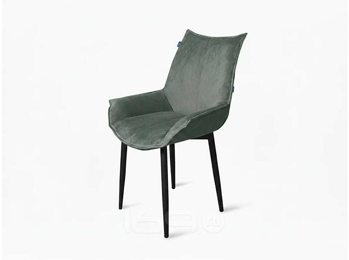 Стул Лофт черный матовый (Краш 22 виридиан)