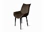Стул Лофт черный матовый (Velutto 24 шоколад)