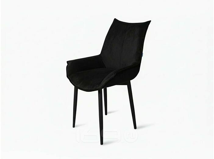 Стул Лофт черный матовый (Velutto 34 черный)