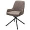 Стул ЛУИДЖИ ДАНС 180 град. поворотный, NORDIC 35 Серо-коричневый / Черный каркас