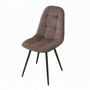 Стул Лукас черный матовый (Velutto 36 какао)